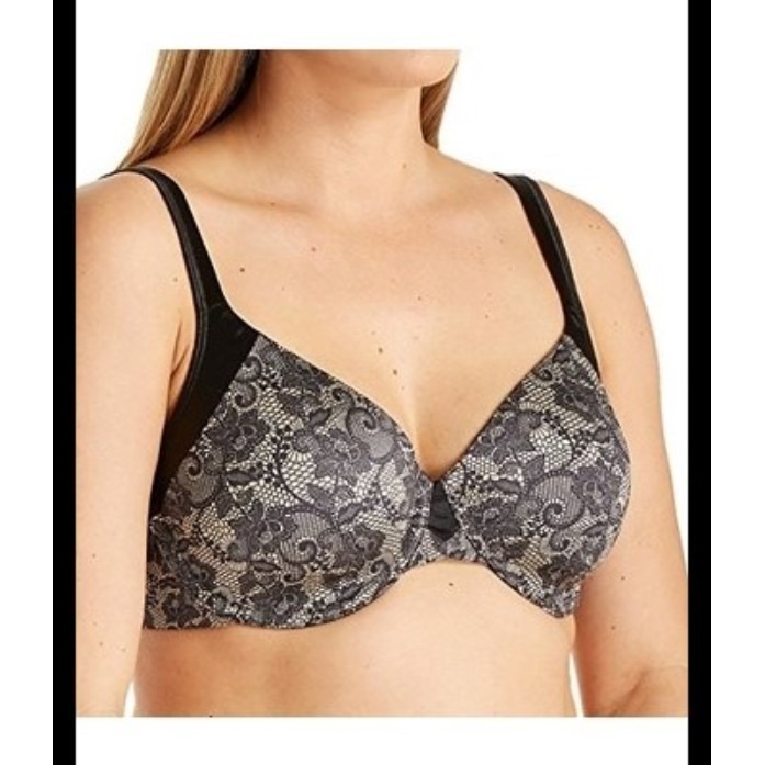 Nwot Playtex 40dd Love My Curves Modern Underwire T-Shirt Bra 4848 Black 114478